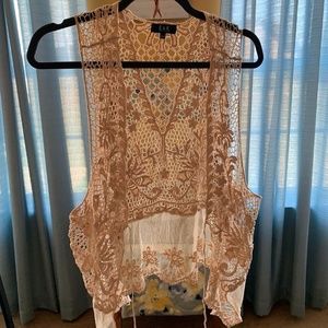 Crochet Sleeveless Tank Cover